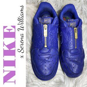 NIKE‎ x SERENA WILLIAMS Women’s Air Force 1 Low LXX Zip in Lapis Blue, Size 8